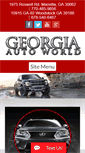 Mobile Screenshot of georgiaautoworld.com